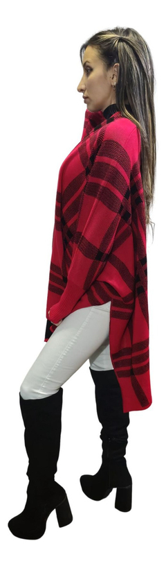 Pashmina Poncho Escoses Manton Mujer Abrigo Capa Ruana Moda - comprar online