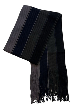 Bufanda Combinada Abrigada Con Flecos Unisex Importada