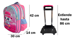 Mochila Con Carro Desmontable Lunchera Cartuchera Infantil - comprar online