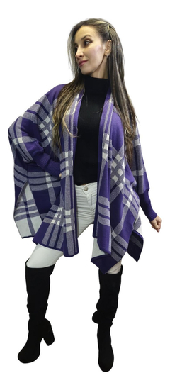 Pashmina Poncho Escoses Manton Mujer Abrigo Capa Ruana Moda - comprar online