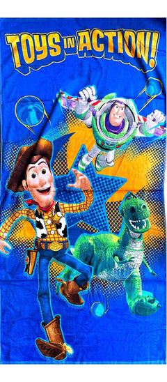 Toallon Infantil Toalla 100 % Algodon Personajes 70x143 - Novus indumentaria