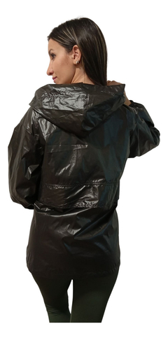 Buzo Rompeviento Con Capucha Anorak Impermeable Mujer Moda