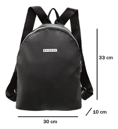 Mochila De Mujer Simil Cuero Finlandia Pu Urbana Moda Dama en internet