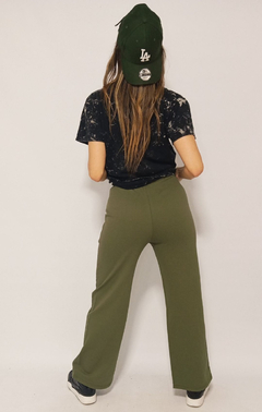 Pantalon De Mujer Jogger Algodon Palazzo Liviano Moda Dama - Novus indumentaria