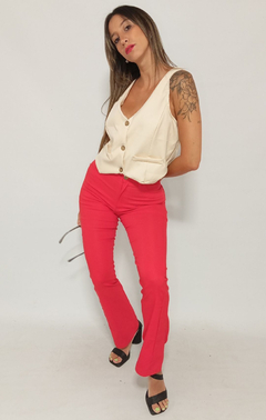 Chaleco De Mujer De Vestir Botones Elegante Dama Moda