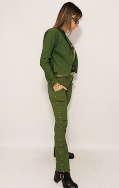 Blazer Saco Mujer Solapa Corto De Vestir Bengalina Moda Dama - NOU INDUMENTARIA