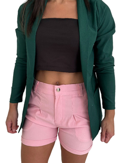Short Corto Vestir Sastrero Cintura Bengalina Mujer Moda - tienda online