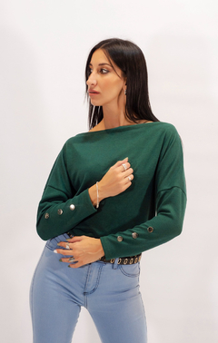 Sweaters Lanilla Cuello Bote Mujer - tienda online