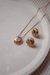 conjunto circulo c/ pedras zirconia