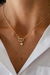 Conjunto colar elos cartier + brinco - semijoias