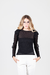 Moon long-sleeved blouse - Black