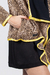 With yellow satin bias on internet