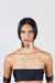 Choker - Gold Leather Choker with Black - buy online