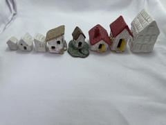 Miniaturas de Casas em Cerâmica, feita à mão. - comprar online