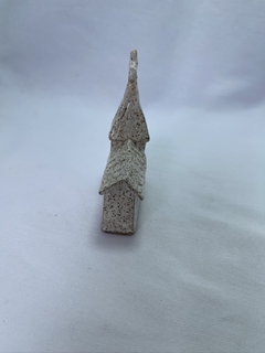 Capela em miniatura feita à mão, em cerâmica. - comprar online