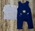 Conjunto Camiseta e Jardineira