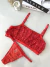 Conjunto de Tule Geovana Vermelho na internet