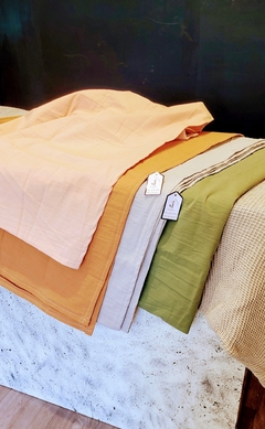 Pie de cama tussor queen
