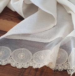 Mantel gasa y puntilla tull - comprar online