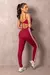 Macacão Fitness Balance Vinho com silk - comprar online