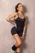 Macaquinho Fitness Balance Preto com Silk