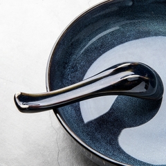 Colher de Sopa de Cerâmica Talheres Japoneses Colher para Comer Criativo Colheres de Cabo Longo Cozinha Utensílio de Cozinha Ferramenta Colher de Chá Para Kicthen na internet