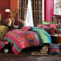 Conjuntos de cama de edredom boêmio 3d mandala conjunto de capa de edredom de inverno fronha queen size colcha de cama