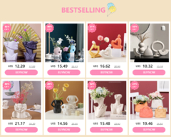 Vaso de cerâmica nórdico decoração para casa decoração do quarto castiçal vaso de flores decoração arte de mesa vasos de flores dropshipping