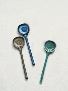 Colher de Sopa de Cerâmica Talheres Japoneses Colher para Comer Criativo Colheres de Cabo Longo Cozinha Utensílio de Cozinha Ferramenta Colher de Chá Para Kicthen