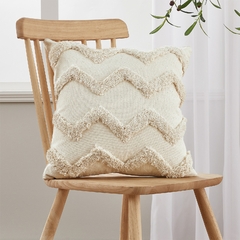Capa de almofada de linho com borla nórdica para sala de estar Fronha de luxo decorativa nórdica para sofá-cama fronha tufo para decoração de casa - loja online