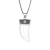 Pingente Boho Com Cristal e Pedra da Lua - Prata 925 - comprar online