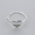 Anel de Prata 925 Slim Zircônia Symbol Coração - comprar online
