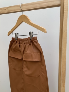 Saia Infantil Eliza Midi Couro eco - loja online