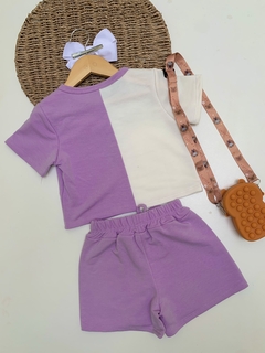 Imagem do Conjunto Infantil capivara Lilás