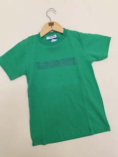 Camiseta Infantil com Elastano -Verde na internet