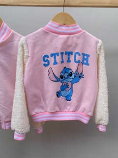 Jaqueta colegial Stitch Rosa na internet