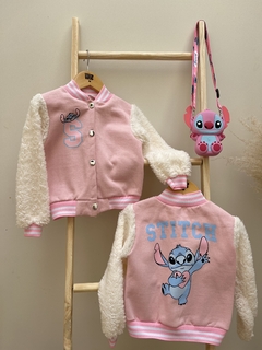Jaqueta colegial Stitch Rosa - comprar online