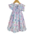 Vestido Estampa Colorida Tamanho 2-3 Anos