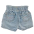 Short Jeans Tamanho P 3 Meses Bolsinhos Orelhas De Gatinhos Yoyo Baby - comprar online