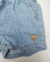 Imagem do Short Jeans Tamanho P 3 Meses Bolsinhos Orelhas De Gatinhos Yoyo Baby