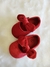 Sapatinho Vermelho Veludo Tamanho 17/18 - comprar online