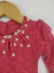 Blusa Rosa Pink Tamanho P 3-6 Meses Pérolas Kiki Xodó - EcoBaby Brechó Infantil