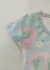 Vestido Babado Tamanho M 3-6 Meses Azul Estampado - loja online