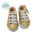 Tênis Menina Número 19 Dourado Com Brilhos - comprar online