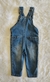 Jardineira Jeans Menina Tamanho M 6-9 Meses - comprar online