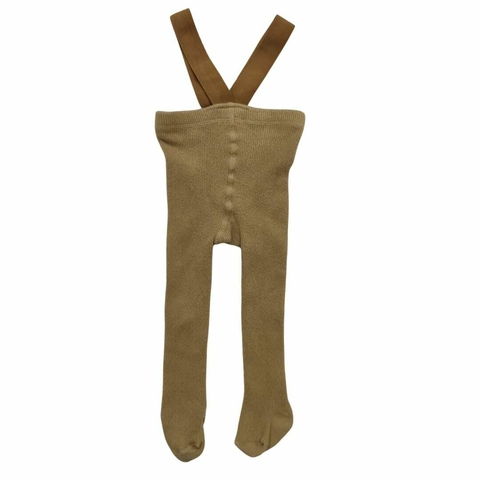 Meia Calça Suspensório Tamanho 6-24 Meses Cor Cáqui - comprar online