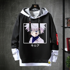 Japanese Hoodies Anime Hunter X Hunter Hooded Killua Zoldyck Pullover