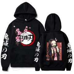 Anime demônio slayer hoodie homem e mulher impressão - comprar online