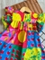 Vestido de Manga Dupla - Estampa Limão - Colorido - ID400 - Bertoldo Kids Moda Infantil