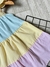 Vestido de Alça - Listras Amarelo/Azul/Rosa - Colorido - ID383 - comprar online